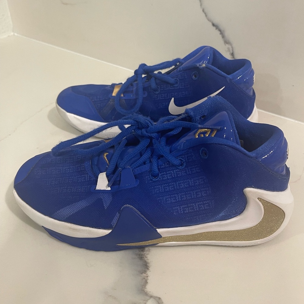 Nike Zoom Freak 1 GS Greece Royal Blue Gold BQ5633 400 Size 7Y (Mens) 8.5 Womens